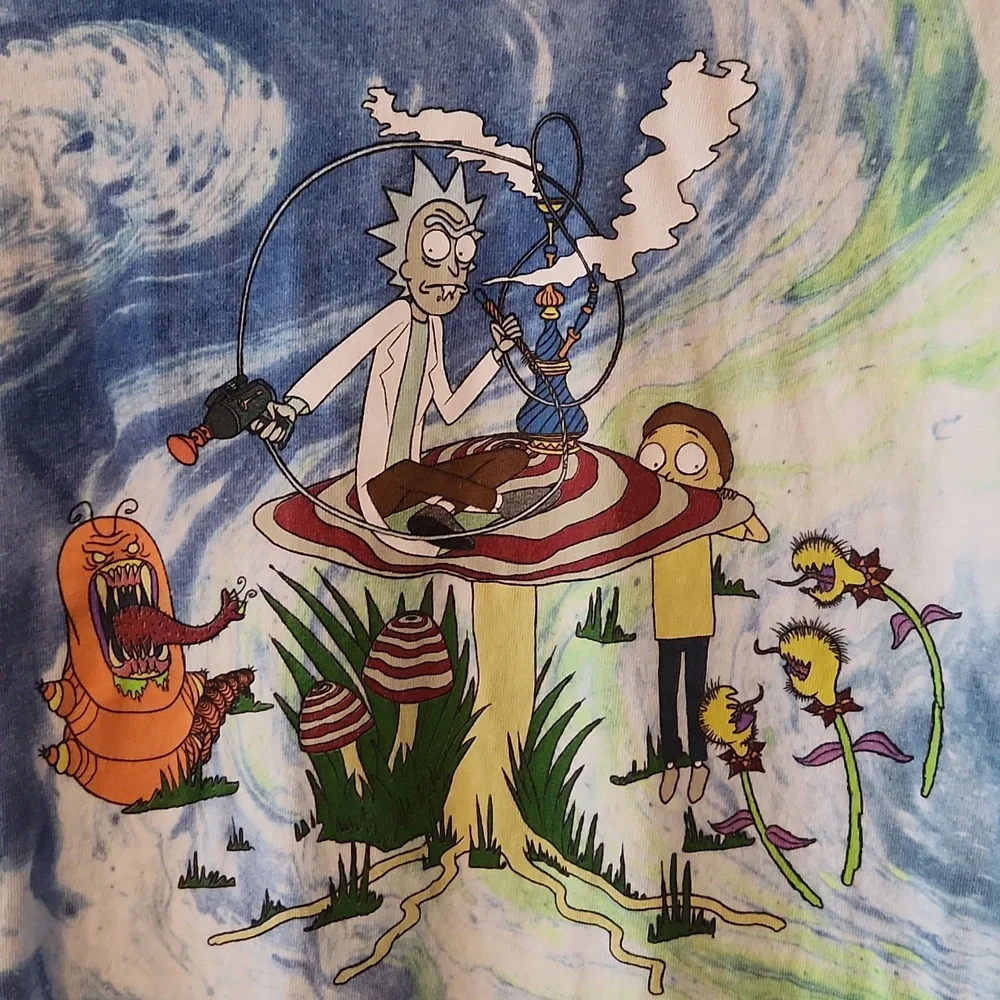 Rick and Morty tie-dye t-shirt - Picture 6 of 7